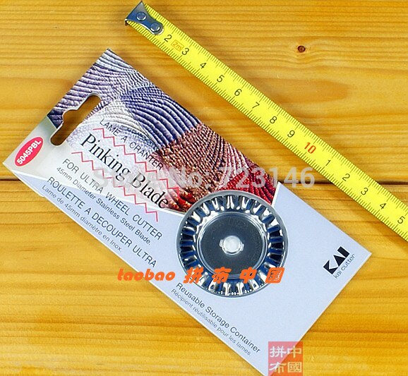 KAI 45MM pinking blade Kai Wheel Rotary Cutter Rotary Cutter Blades 5045WPBL for Fiskars Olfa Clover Kai &amp; More AU MADE IN JAPAN