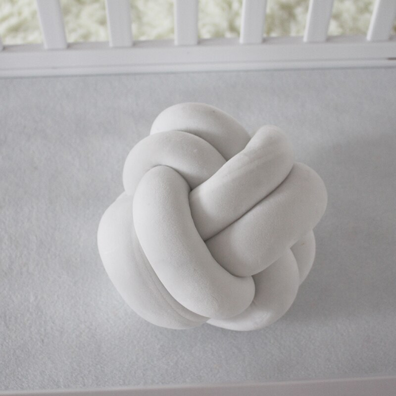 Newborn Baby Room Cushion Pillow Knot Pillow Cuddle Pillows Accessories Kids Room Washable YBD007: H