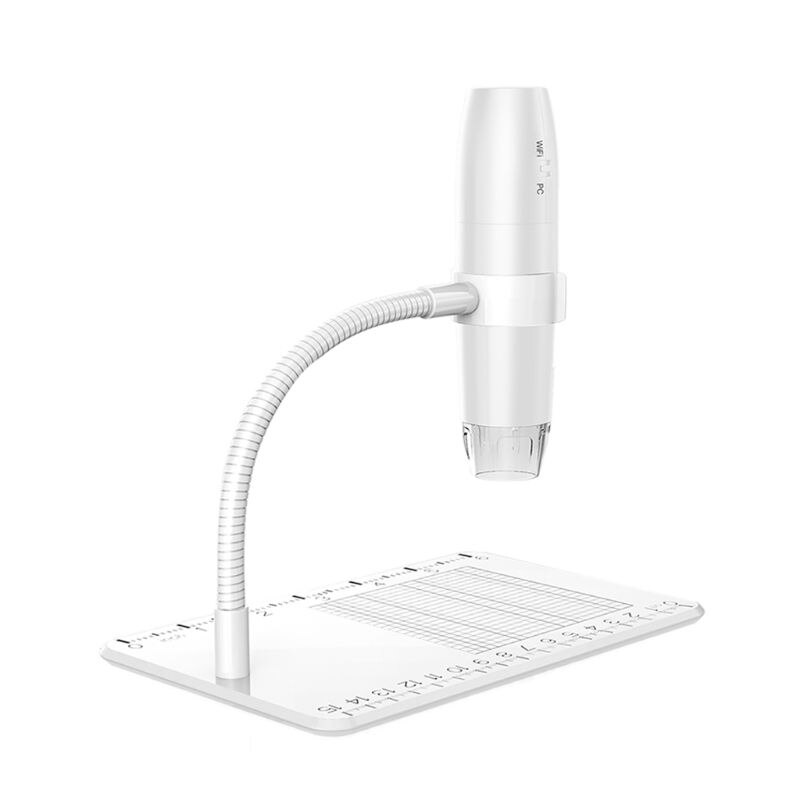 Wireless Digital Microscope with WiFi USB Flexible Arm Observation Stand for iPhone Android PC