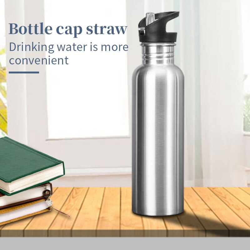 Stainless Steel Sports Water Bottle Cold Water Bottle Gym Cycling Hiking Bottle Drinkware 500/750/1000ml H7JP