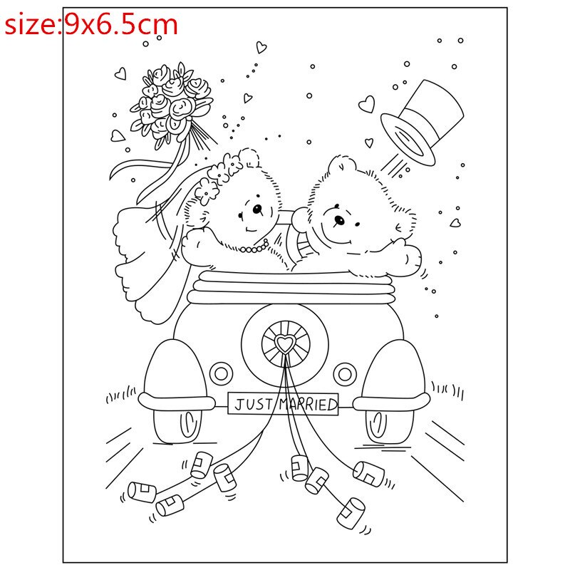 Rubber Silicone Clear Stamps for Scrapbooking Tamp... – Grandado