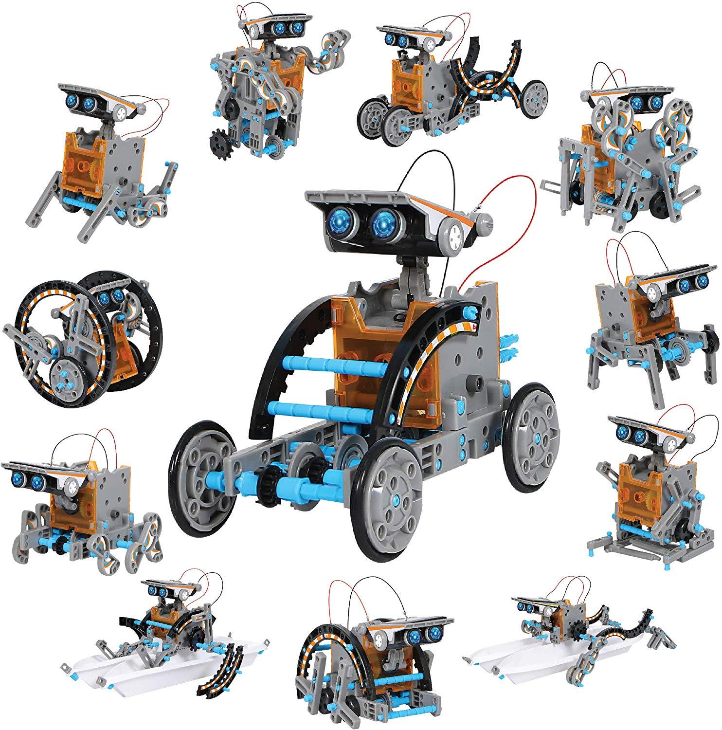 Discovery Kids Mindblown Stem 12-In-1 Solar Robot Creatie 190 Stuk Kit Met Werken Zonne-energie gemotoriseerde Motor En Tandwielen