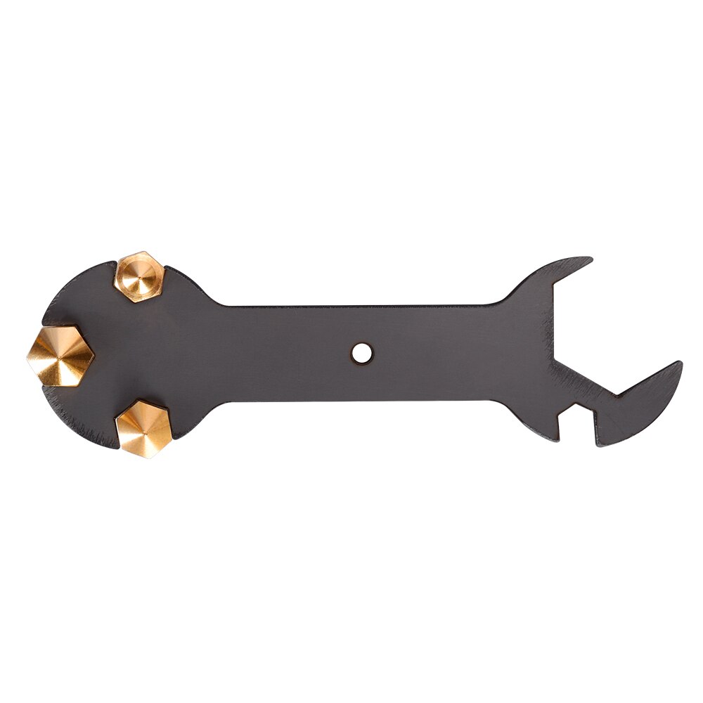 3D Printer Parts Nozzle Wrench 5 In 1 Wrench Nozzle Tool Steel Spanner Multifunction Wrench Flat Spanner To MK8 Nozzle MK10