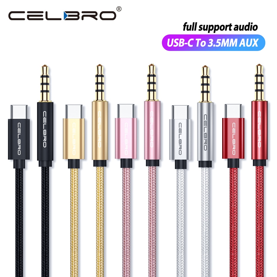 Usb type c  to 3.5mm aux lydadapterkabel til huawei  p30 one plus 7 pro samsung galaxy note 10 hovedtelefon tipo c usb adapter