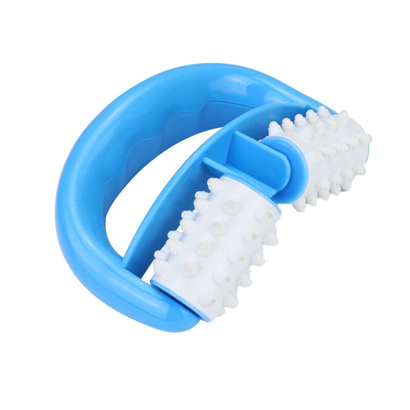 8 Wiel Drijvende Massage Roller Arm Been Nek Spier Roller Tissue Fitness Gym Blok Yoga Pilates Sport Foam Roller Massage bal: 2-blue