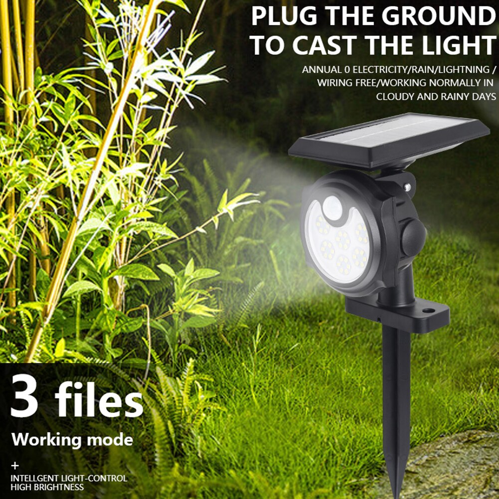 3 modi Solar- LED Licht draussen Solar- Lampe Wasserdicht Garten Steigen Rasen Licht Energie-sparen Solar- Lampen Für Garten hof Rasen