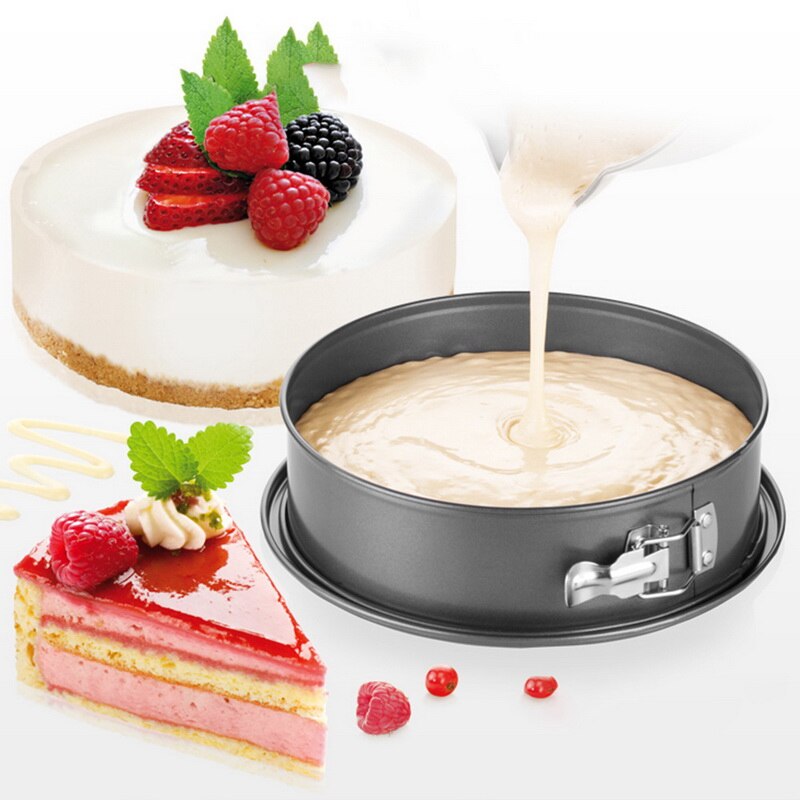 Non-stick Koolstofstaal Springvorm Pompoen Pan Ronde Cake Pan Bakvormen Taart Bakvormen Keuken Bakken Tools