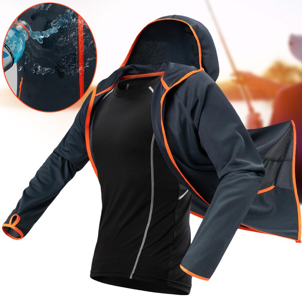 Vissen Pak Shirt Ademend Mannelijke Waterdichte Lange Mouwen Sneldrogende Vissen Jas Nano-Hydrofobe Materiaal Kleding