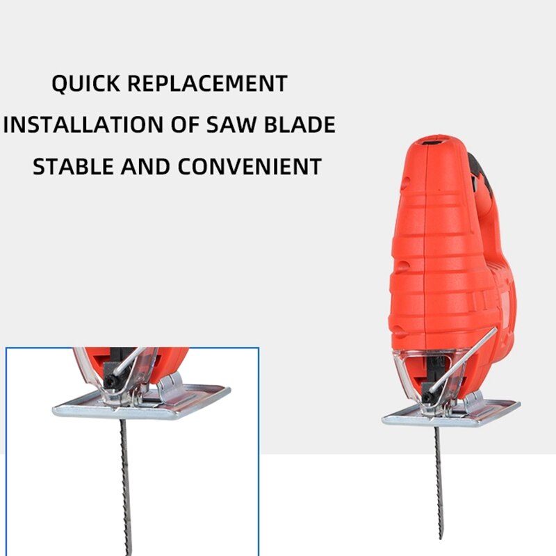 Multifunction Jig Saw 6 Variable Speed Electric Saw Jigsaw Adjustable Angle Cutting Metal Wood Aluminum Jigsaw Power Tools