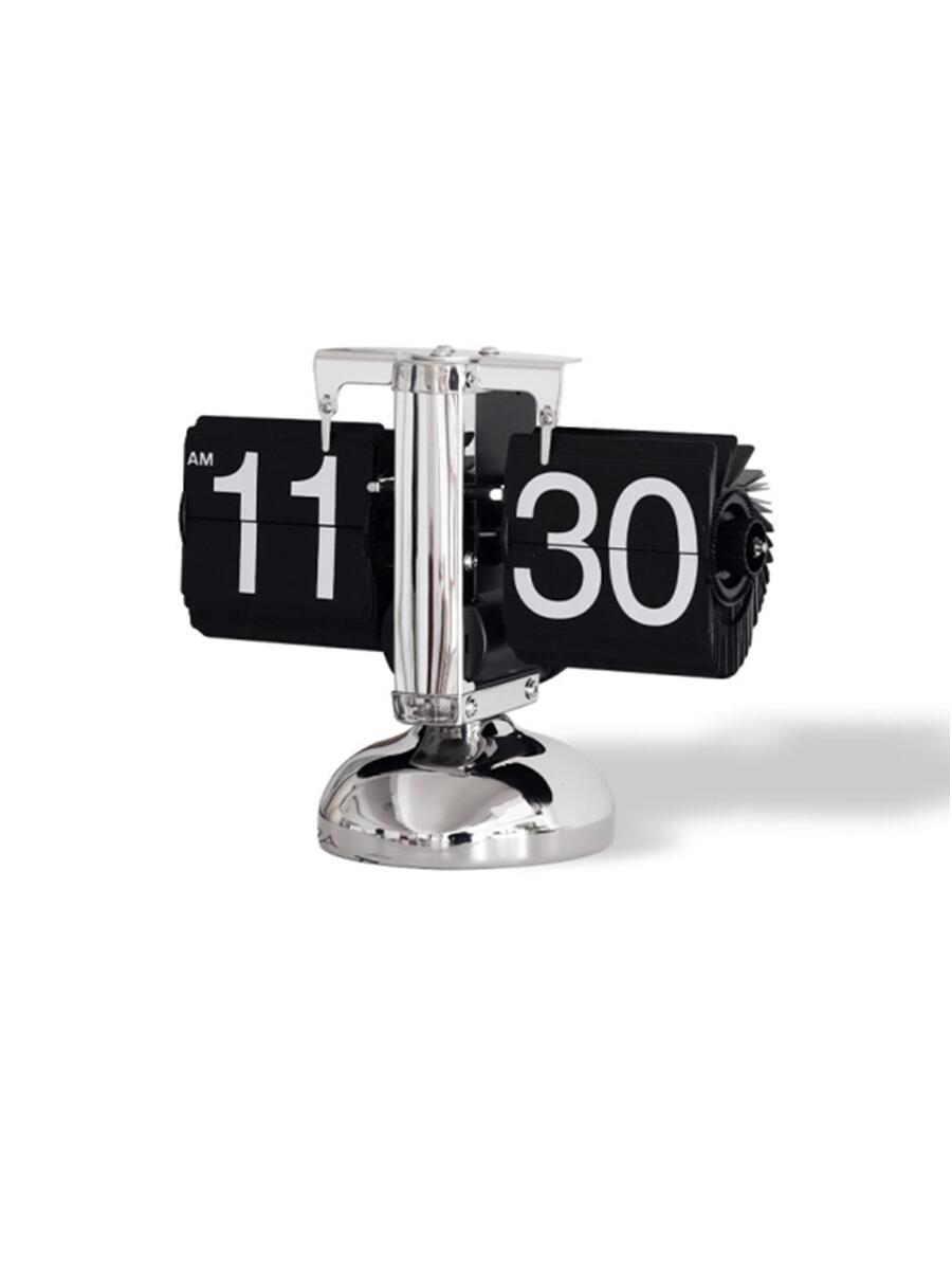 Reloj Digital con tapa Vintage, reloj de mesa con página abatible automática mecánica, reloj Digital con tapa para oficina, de decoración para el hogar: green