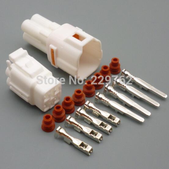 shhworldsea 4 Pin 2.2mm MT090 Sealed Motorcycle Connector Female Male Housing Automotive Wire Connector 6180-4771 6188-0004: 1sets female male