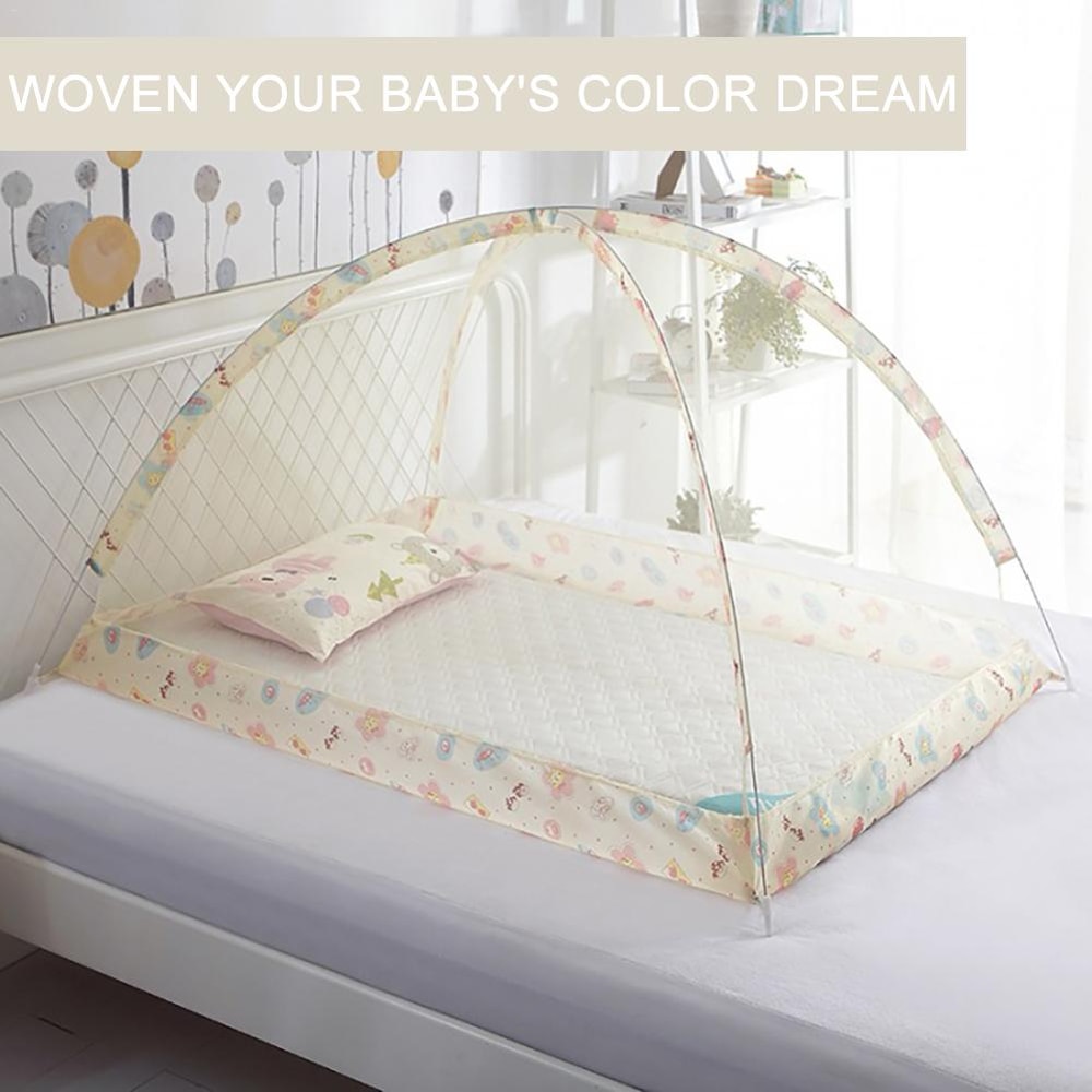 Bottomless Mosquito Net Baby Anti-mosquito Dustproof Windproof Bed Net Free Dome Manual Operation Installation Nets