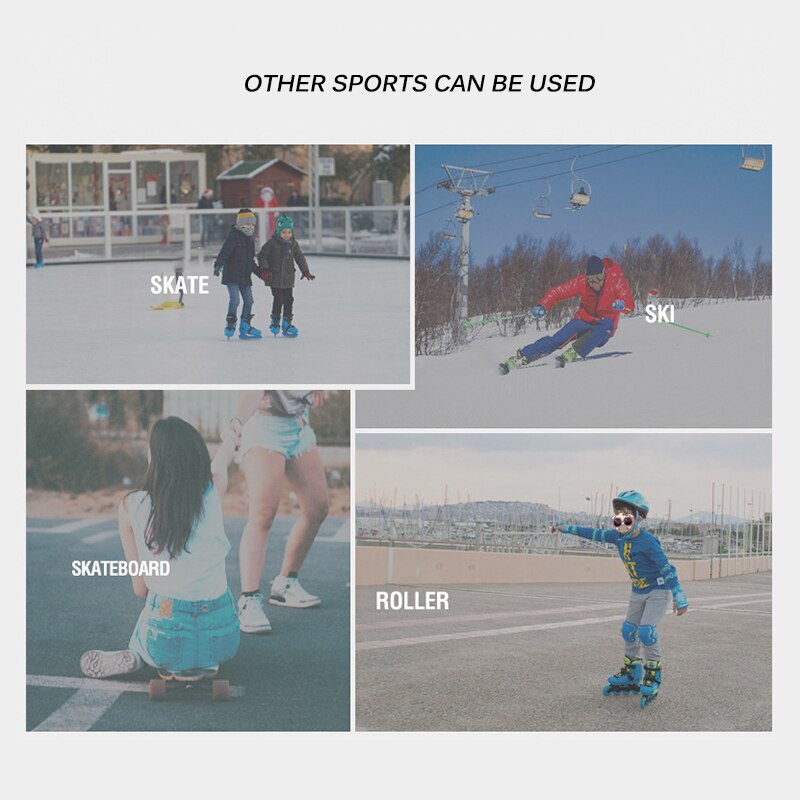 Skyddsshorts rullskridskoåkning barn höftskydd bärbar rumpskydd barn rumpskydd snowboard skotertillbehör