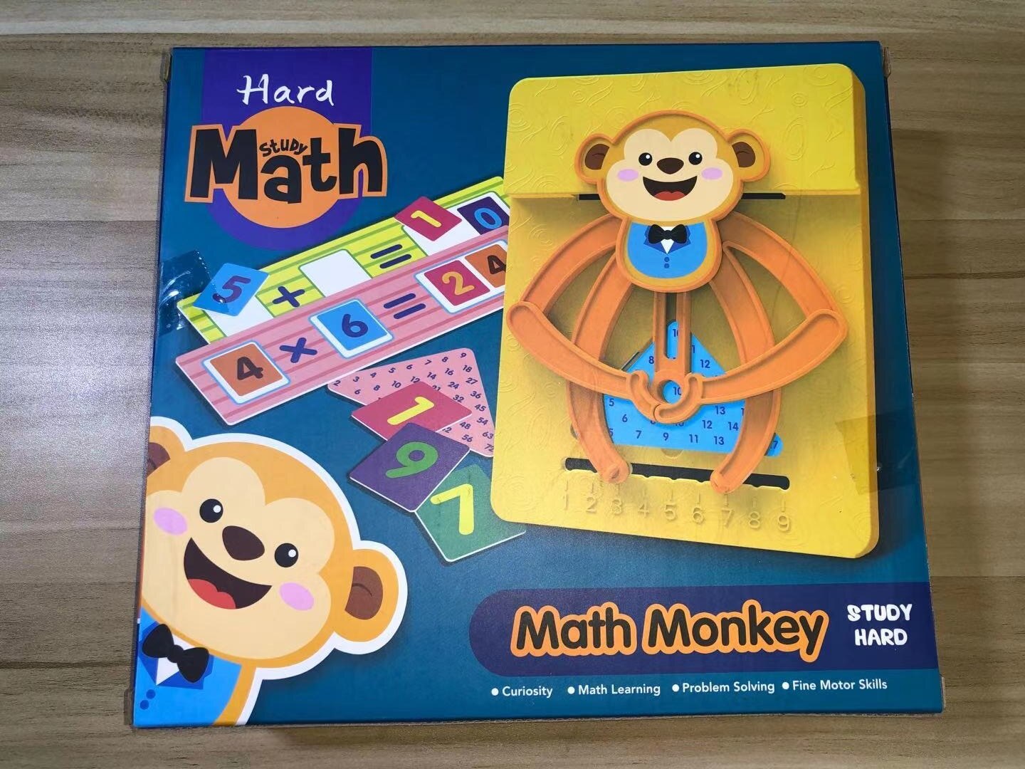 Funny Monkey Math Calculator for Girls & Boys, Educational Children's & Kids Learning Ages 3+: Default Title