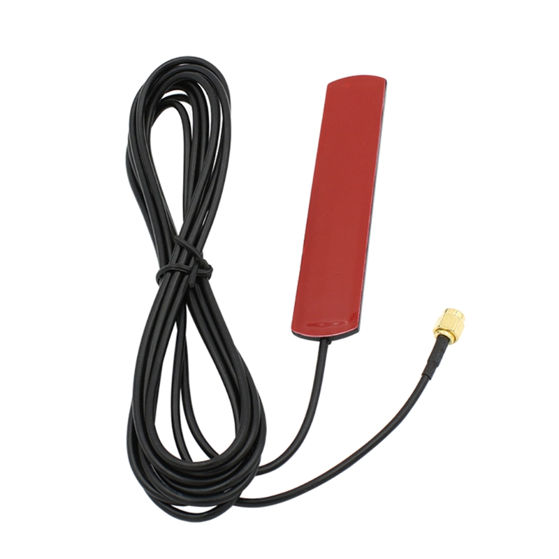 4G Gsm Antenne 700-2600Mhz Gelijmd Strip Patch Sma Male Connector Antenne 3-Meter Lengte Lijm kabel Voor Auto Voertuig