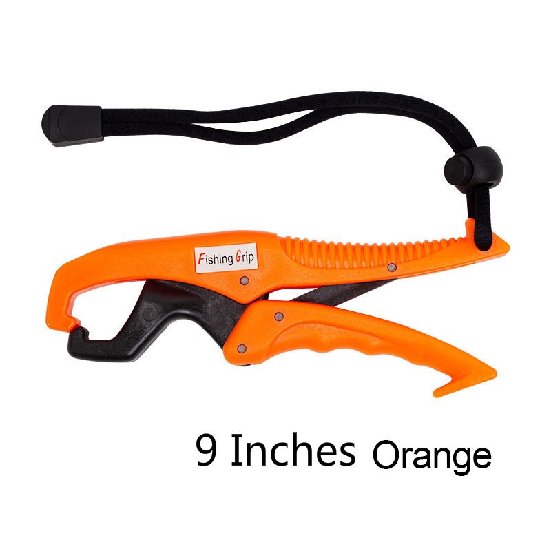 Atrapa peces, herramienta práctica de pesca, agarre de labio, soporte de pinza flotante, alicate de agarre, herramienta de pesca de plástico ABS: 02