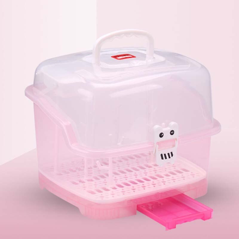 Range-biberons Avec Couvercle Et égouttoir Amovible - Organisation Produits Bébé