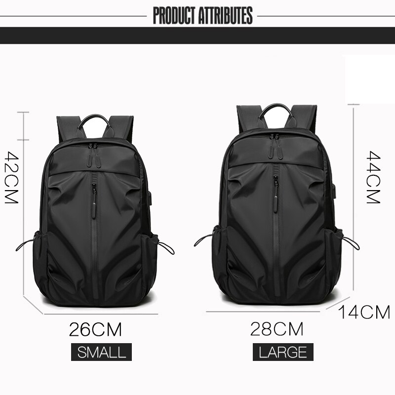 Uomini Zaino Impermeabile computer Portatile da 15.6 pollici Zaino Multifunzionale di Ricarica USB di Scuola Adolescente Mochila Borsa Da Viaggio zaino Esterno