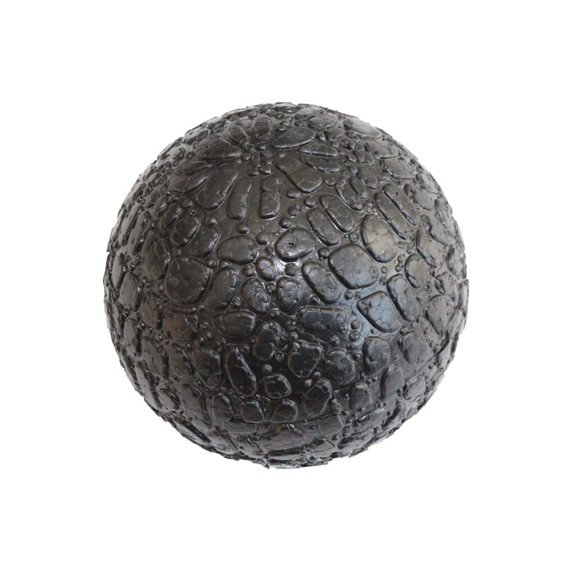 1 stk 10cm høj tæthed epp massage bold letvægts sort fitness træning lacrosse bold krop yoga sport træning sort hård stor