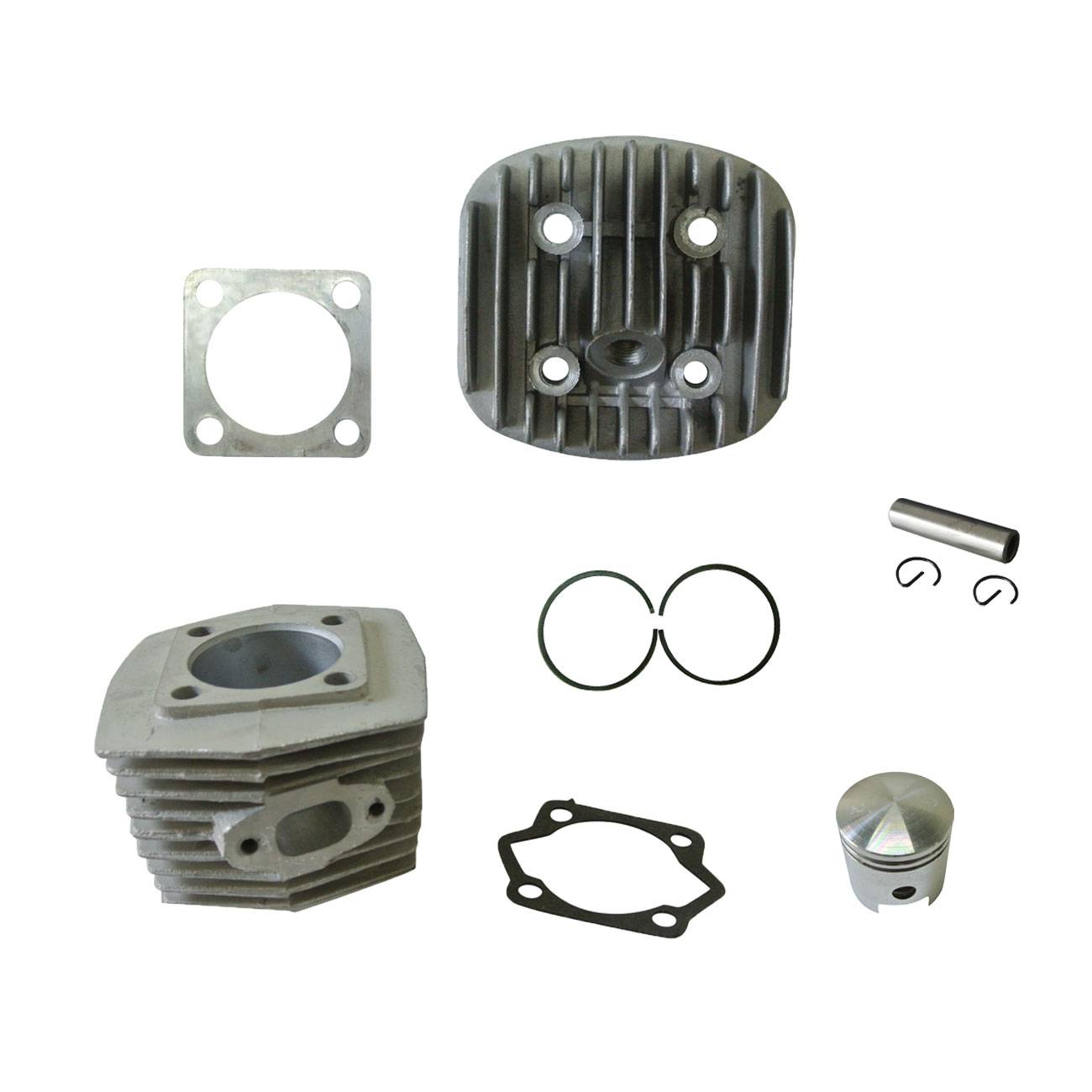 Cylinder Head&amp;Cylinder&amp;Piston Fits 66/80cc 2 Stroke Engine Motorized Bicycle