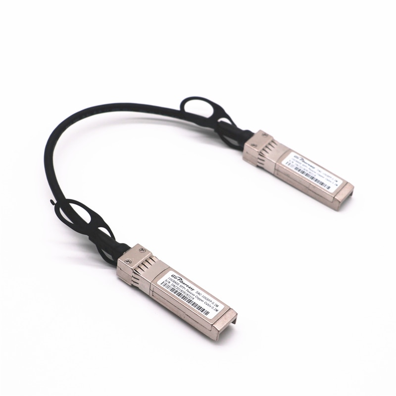 10G DAC Kabel SFP + Passieve Direct Attach Copper Twinax Kabel 0.2 M 30AWG Compatibel voor Ubiquiti Mikrotik Zyxel arista etc.