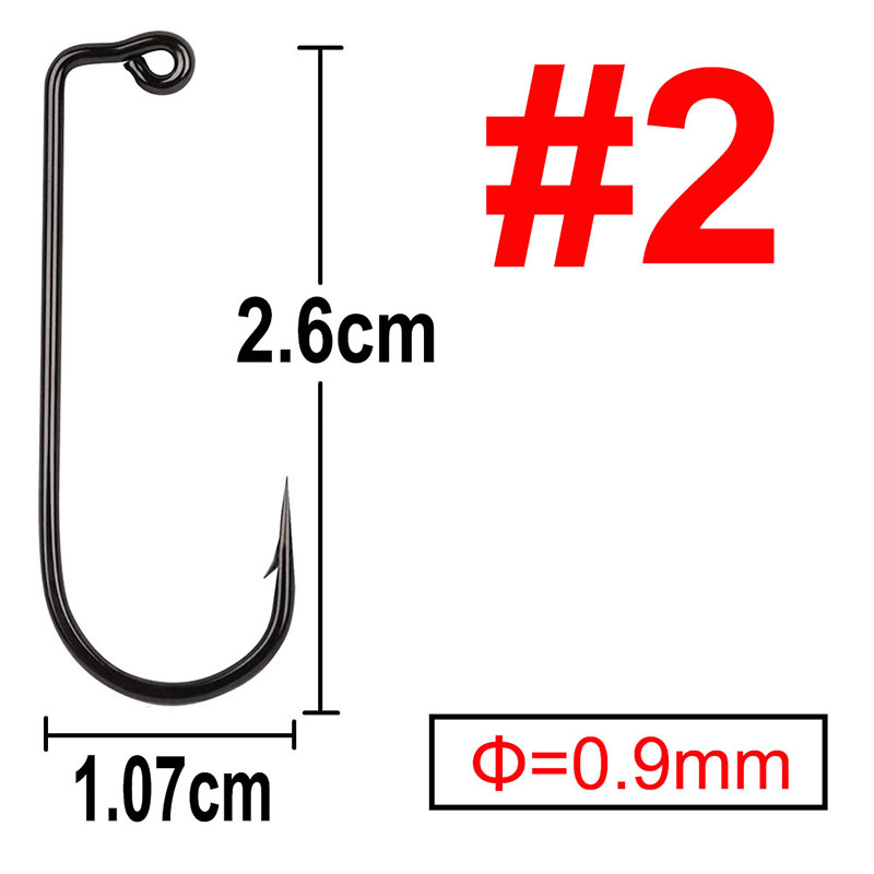 100 stks 90 Graden Jig Vliegbindset Sterke Draad Zoutwater Zoetwater Vis Haak Aberdeen jig vissen maat 6 4 2 1 1/0 tot 4/0 #: Light Grey