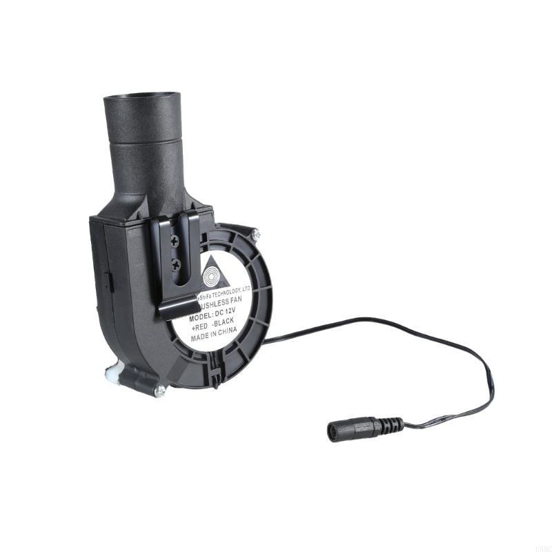 U55C 5V USB 9733 Large Air Volumes Turbines Air Outlet Blower Adjustable Speed Fan for Camping Quick Charcoal Starters
