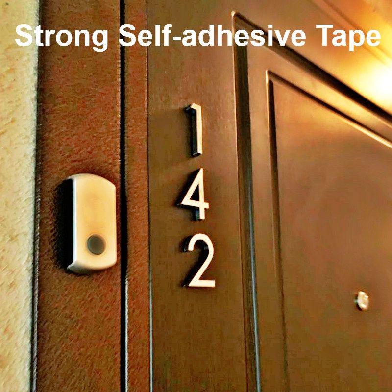 60mm Self Adhesive House Number Sticker For Apartment Plastic Doorplate Home Door Plaque Numbers Signs Mailbox Street Numbers