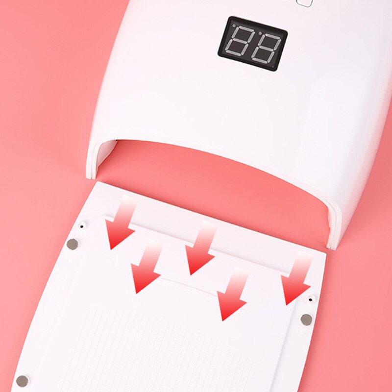 Lampe à ongles Rechargeable avec poignée, sans fil, four à ongles, boulanger, sèche-vernis à colle, manucure, lampe professionnelle à LED UV