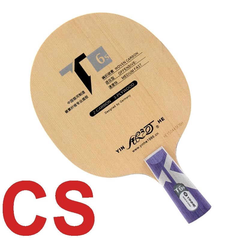 Yinhe T-6s T6 T6s cypress carbon Table Tennis Blade for Racket for 40+ material ball: CS