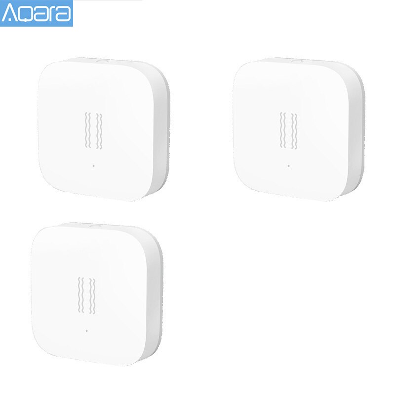 Aqara Smart Vibration Sensor ZigBee Shock Sensor für Sicherheit Zu Hause für Mi Hause App Internationale Ausgabe: 3pcs in Pack