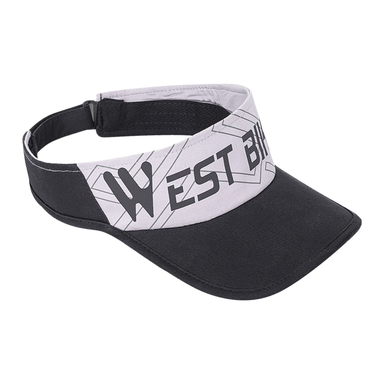 Empty Sun Hat Sport Sun Visor Cap Comfortable Portable Summer Sports Beach Sunhat: Black