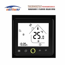 Hessway fjärrkontroll temperaturkontroll touch termostat  rs485 & modbus för vattenvärme/radiatorventil