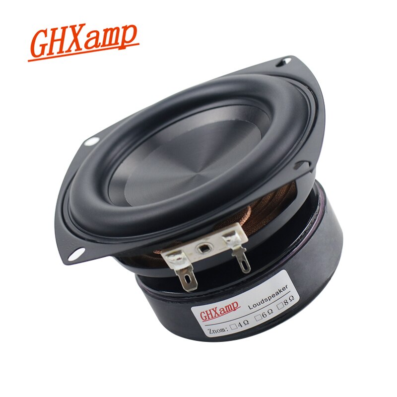 Ghxamp 1Pc 4 Inch Woofer Speaker Hifi Subwoofer Waterdichte Aluminium Oxide Disc Bass Hoorn Upgrade 2.1 Speaker