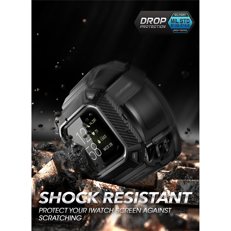 Watch Bands for Fitbit Versa 2 SUPCASE UB Pro Rugged Case Strap Protective Replacement Wristband for Fitbit Versa 2 with Case