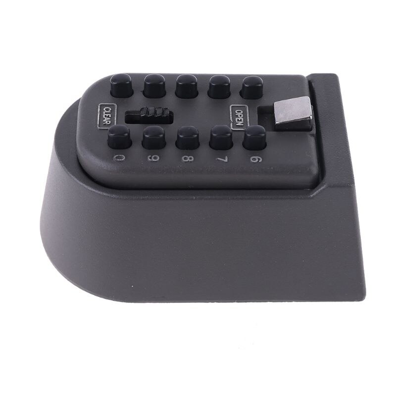 Wall Mount Spare Key Safe Storage Box for Home Family Realtor Waterproof Push Button Code Combination Password Security Case