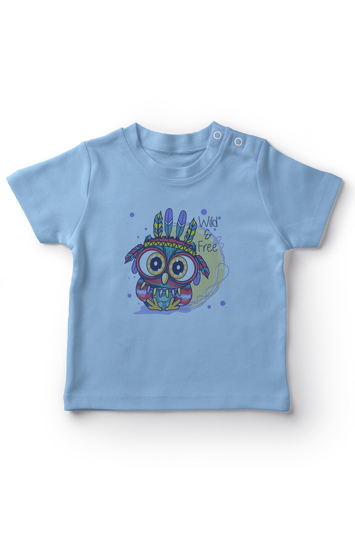 Angemiel Baby Wild In Nature Rabbit Baby Boy T-Shirt blue