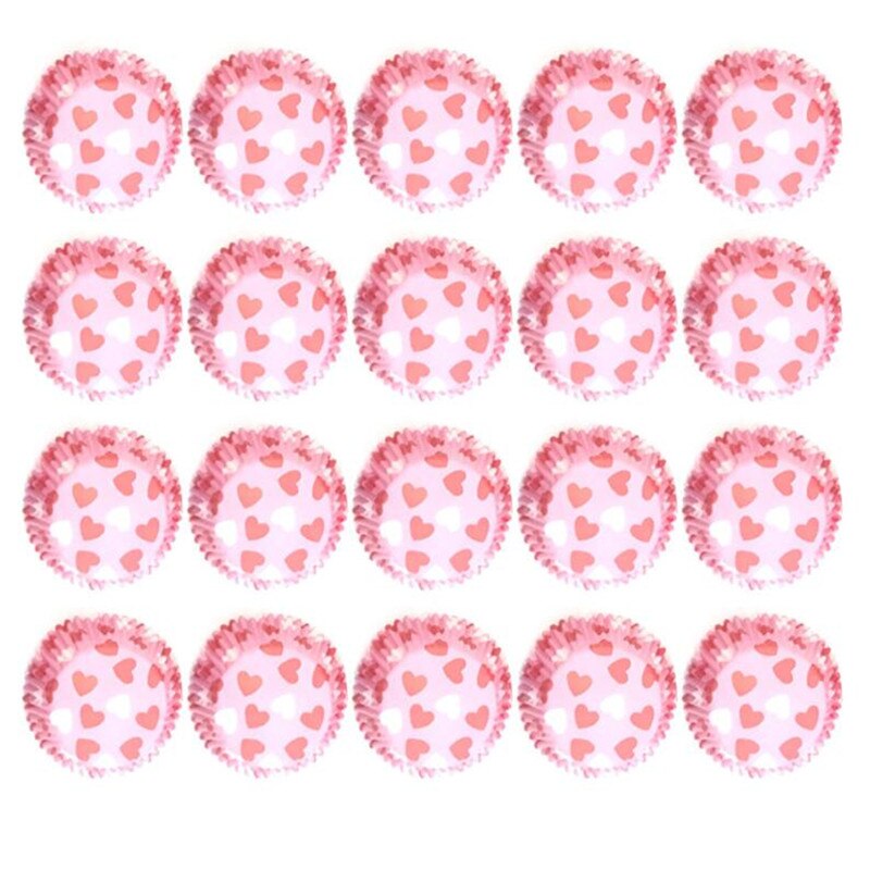 100Stck Regenbogen Cupcake Papier Liner Muffin Fällen Tasse Kuchen Deckel Backblech Küche Zubehör Gebäck Dekoration Werkzeuge: Stil6