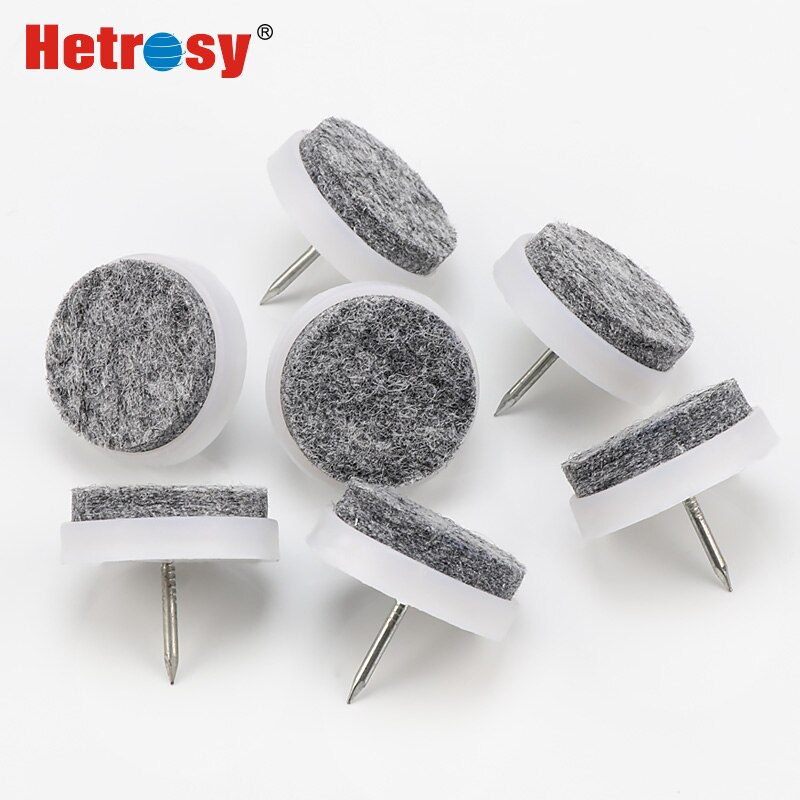 Hetrosy Meubels Vilt Feets Been Tafel Stoel Voet Bescherming Vilt Mat Pad Nail Voor Keukenkast Hardware Pack Van 20 stuks