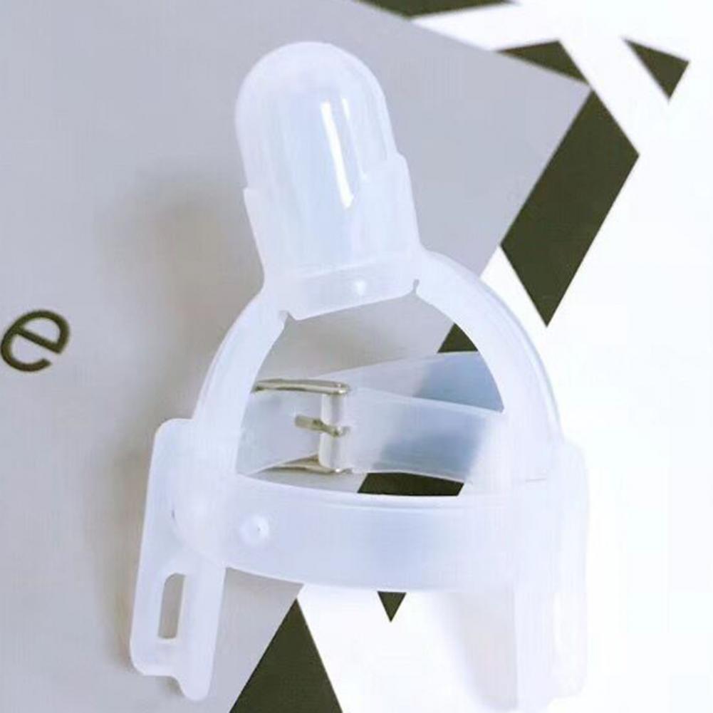 Muñequera de silicona no tóxica para bebés y niños, protector de dedos para dejar de chupar el pulgar, aparato de succión, 2 colores, novedad