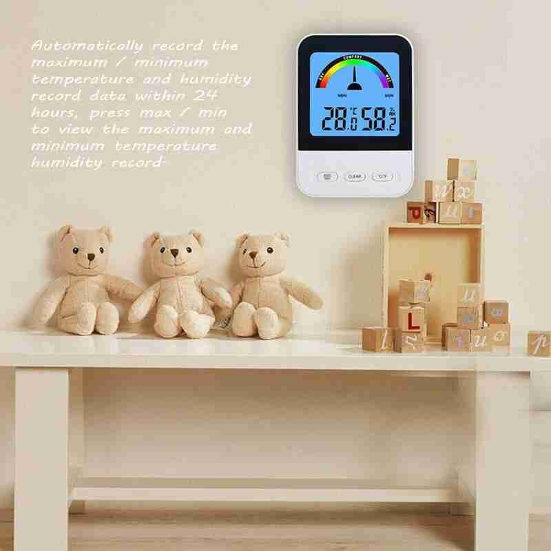 Cyfrowy domowy termometr elektroniczny i higrometr termometr pokojowy termometr suchy i mokry komfort przewodnik próbnik