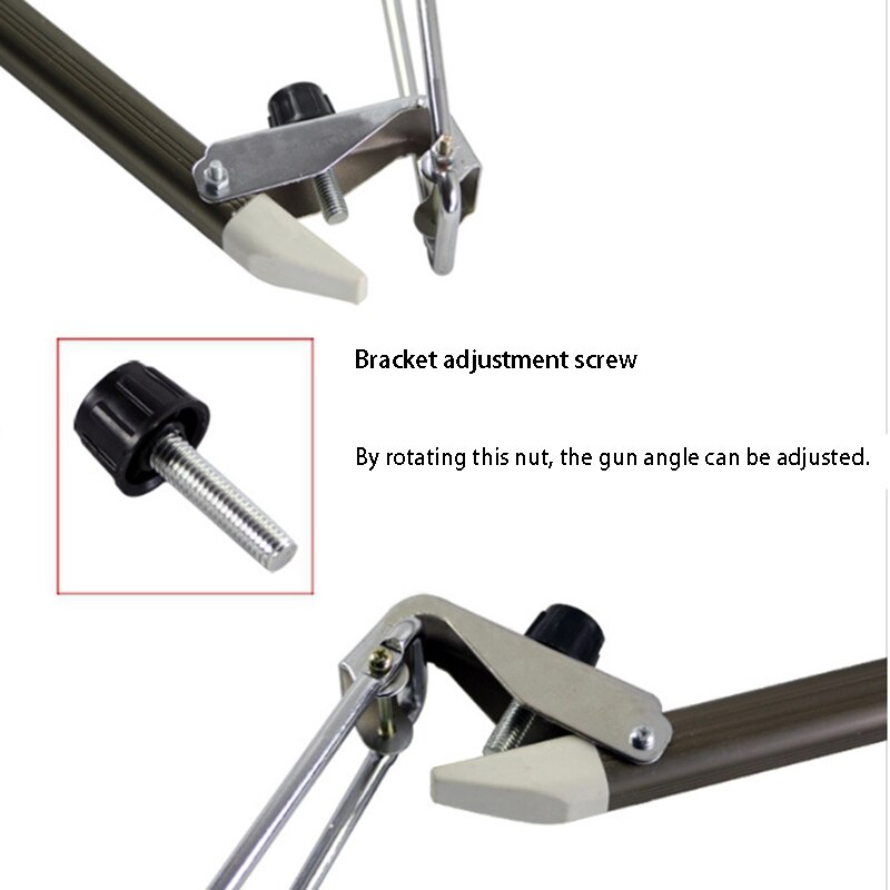2.1M Rotating Fishing Rod Bracket Metal Stretch Rod Pole Bracket Fishing Rod Bracket Fishing Tool