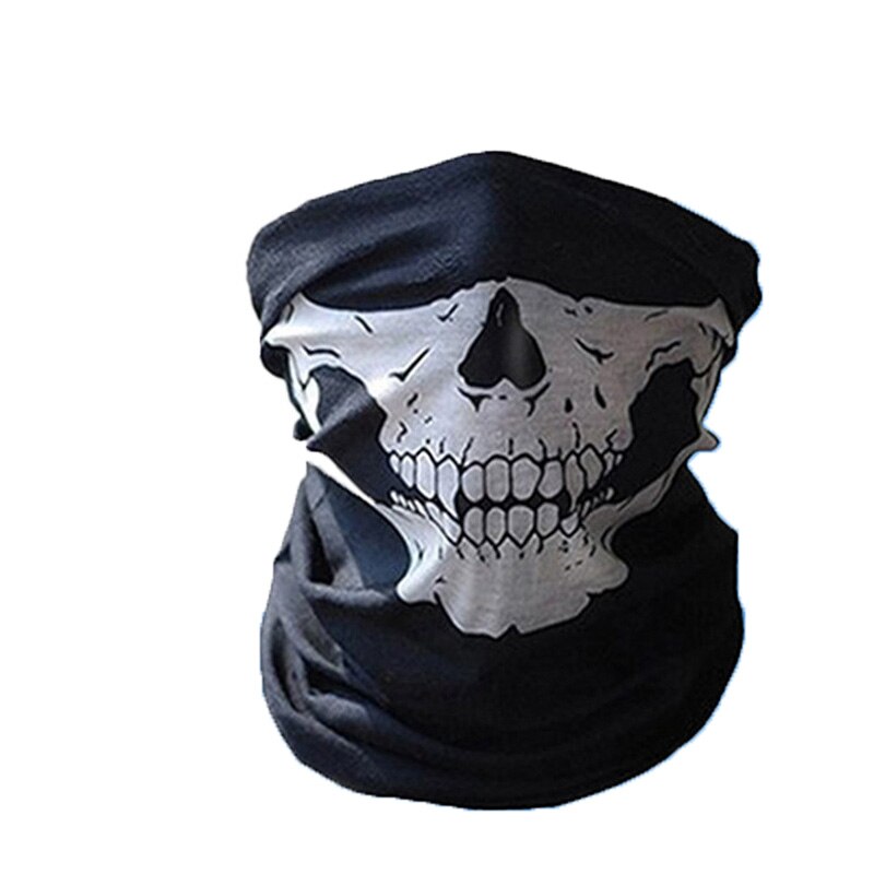 draussen Radfahren Schädel Sturmhaube Halbe Gesicht Maske Magie Motorrad Camping Schal Männer Frauen Sonnenschutz Bandana Hals Gamaschen: h