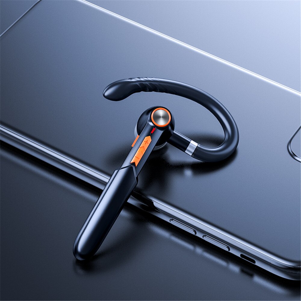 Me -100 single business bluetooth-headset mit ohrbügel , 5.0 14g 110 mah, tasten- und touch-steuerung, geräuschunterdrückung, stereo-ohrhörer
