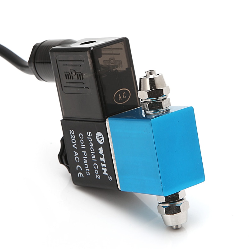 110V/220V EU US Plug 50Hz CO2 Aquarium System Magnetic Solenoid Valve Regulator