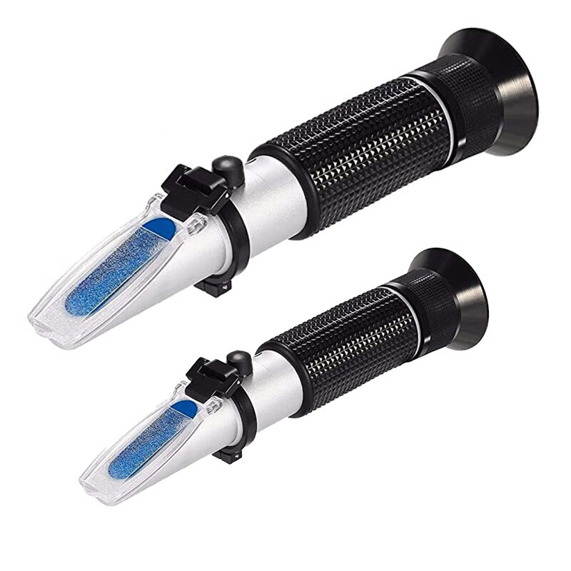 Rifrattometro Digitale Brix 0-55% - Misuratore Zucchero Con Temperatura | HD Retroilluminato