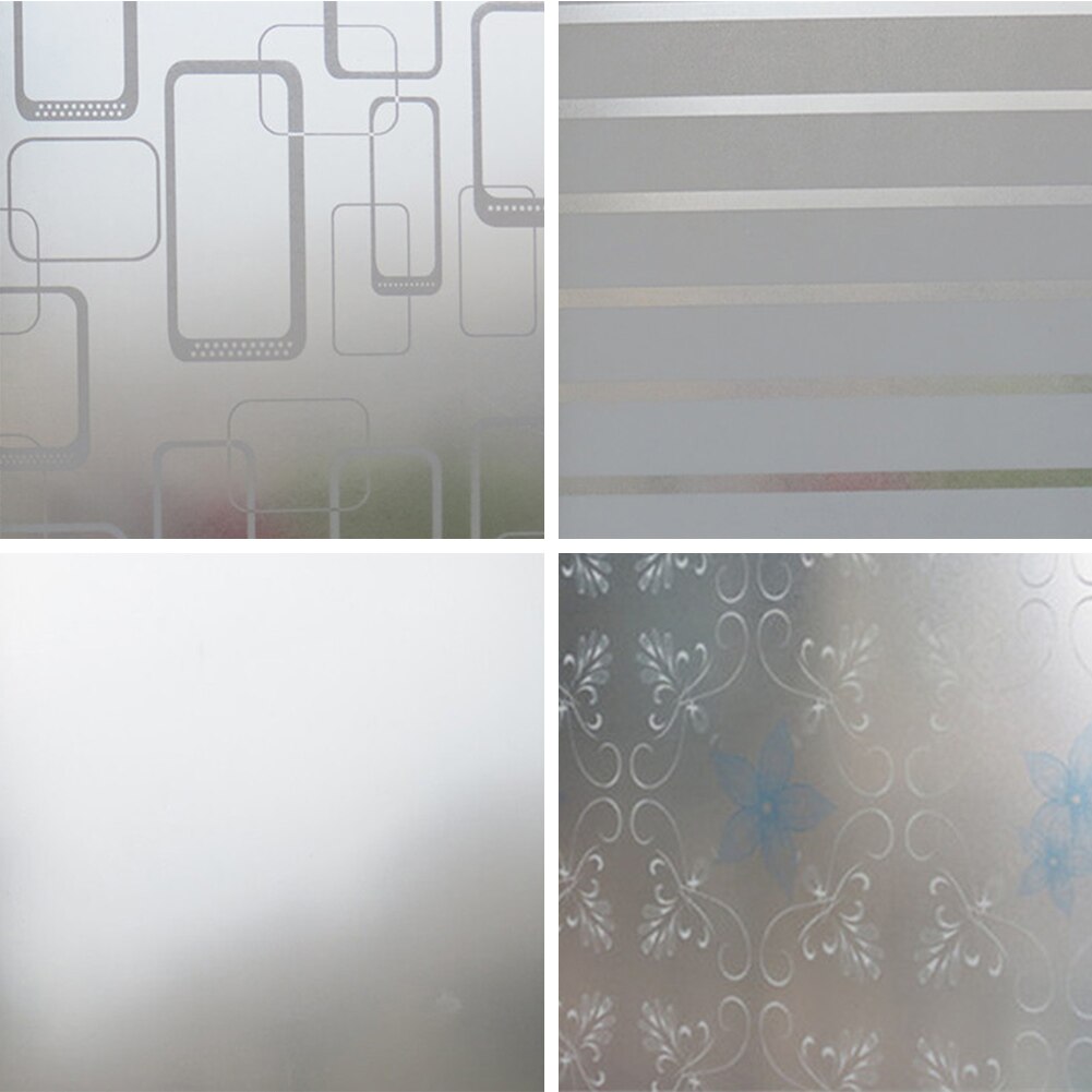 200 X 60CM Room Bathroom Home Glass Window Door Privacy Film Sticker PVC Frosted