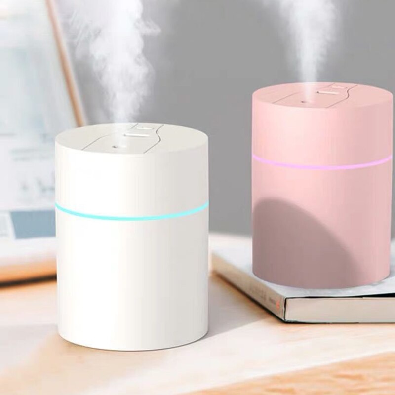 300ml Mini USB Air Humidifier with LED Breathing Light Nano Mist Diffuser