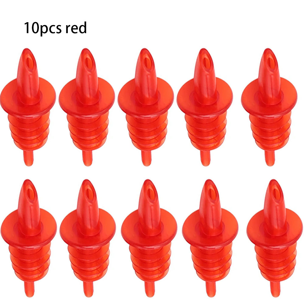 Liquor Bottle Pourers Flow Pourers Plastic Spouts Black Bottle Pourers for Bars Clubs Pubs Restaurants Coffee Shops: Pink