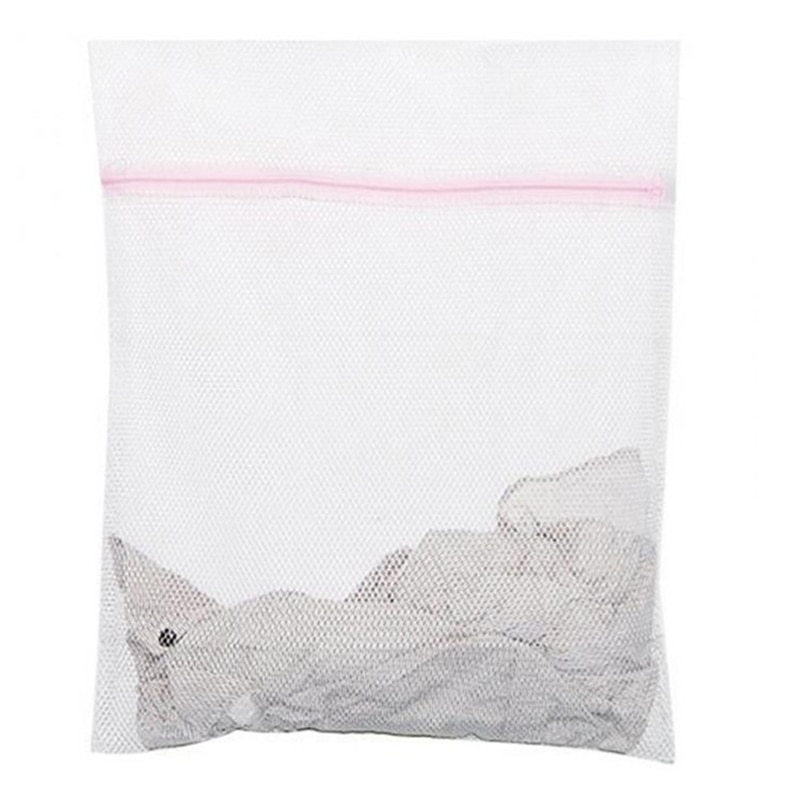 Bærbar tøjpose polyester mesh tøjpose hjem vasketaske til undertøj sokvaskemaskine pose tøj bh tasker